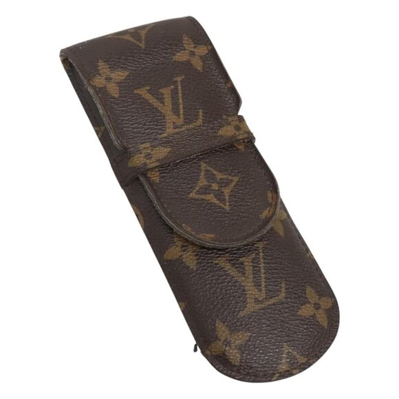 LOUIS VUITTON Monogram Etui Stilo Pen Case M62990 LV Auth BA1215